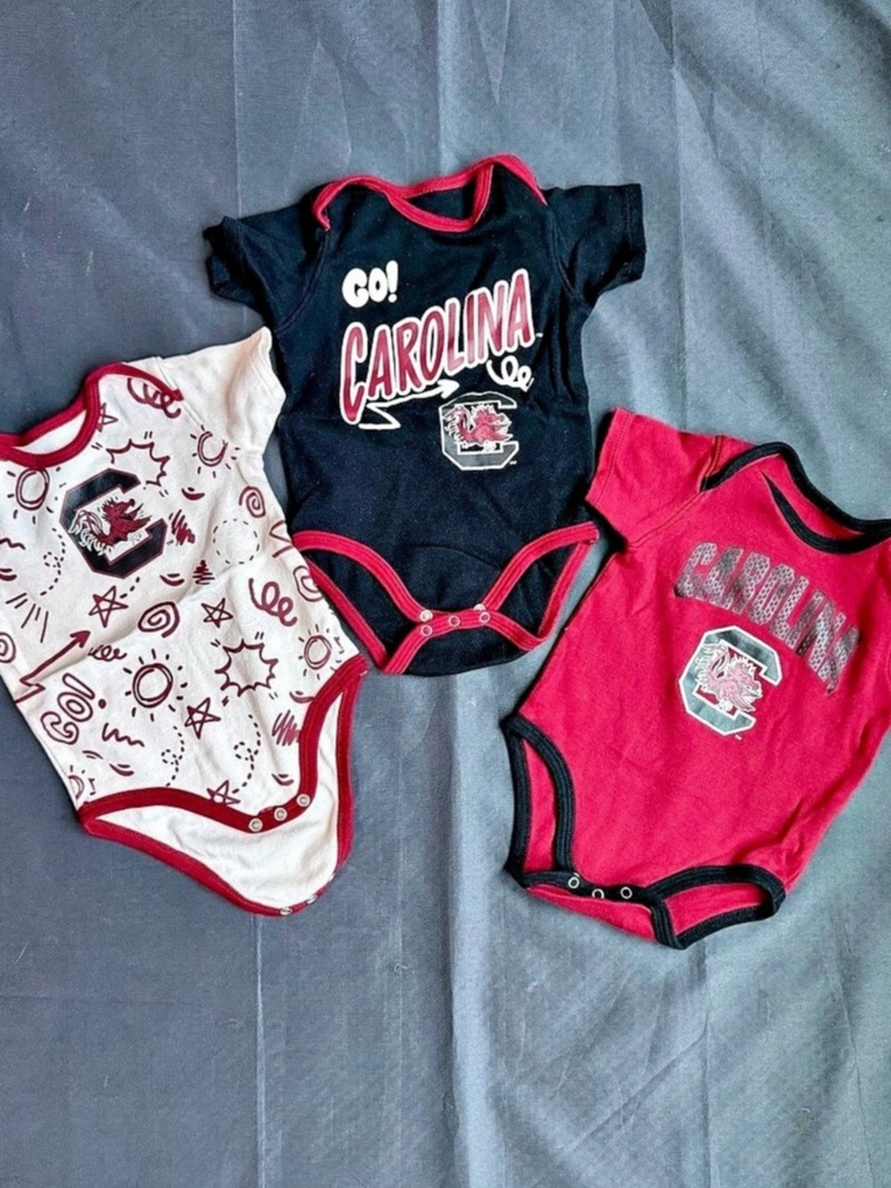 Carolina Baby Bodysuit Set
